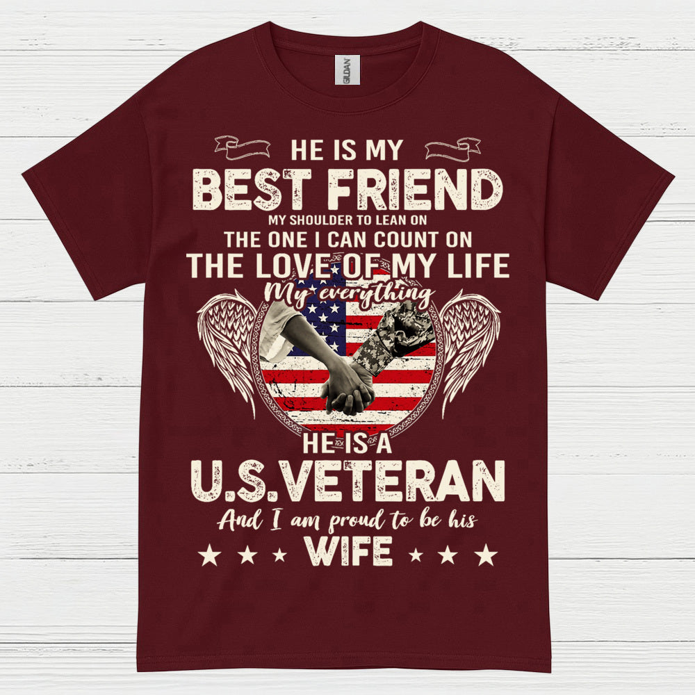 Proud Veteran Wife T-Shirt