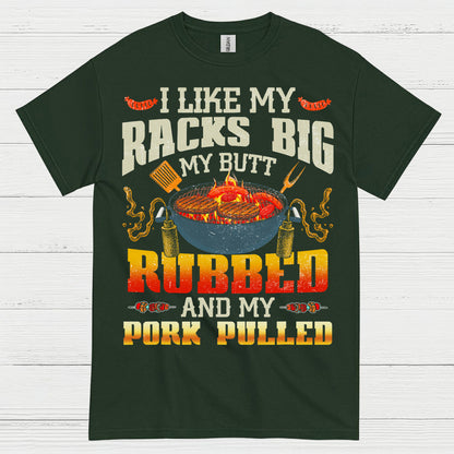 Big Racks And Pulled Pork BBQ T Shirt