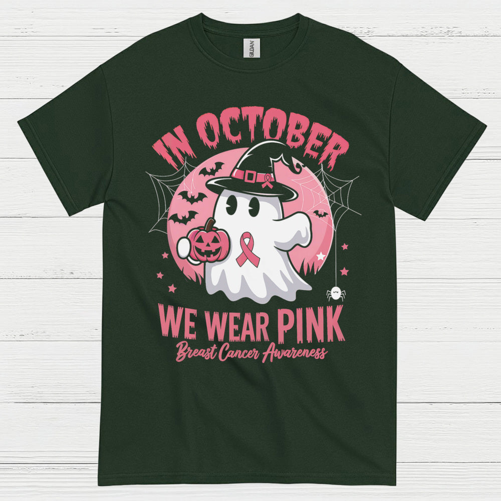 In October We Wear Pink Ghost T Shirt