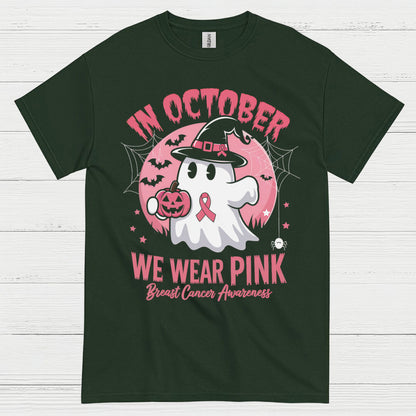 In October We Wear Pink Ghost T Shirt