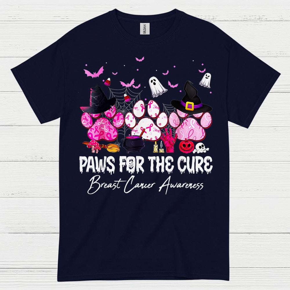 Paws For The Cure Breast Cancer T Shirt