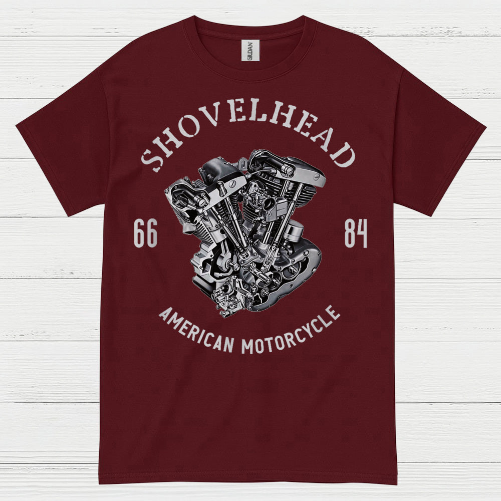 Shovelhead American Motorcycle Engine T Shirt