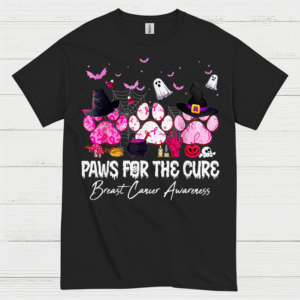 Paws For The Cure Breast Cancer T Shirt