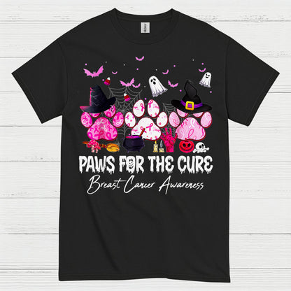 Paws For The Cure Breast Cancer T Shirt