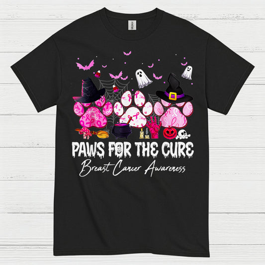 Paws For The Cure Breast Cancer T Shirt