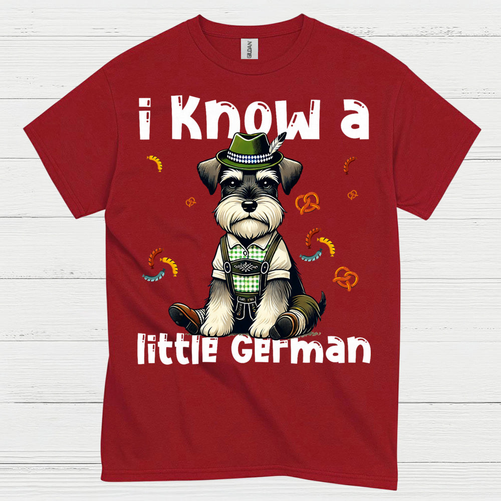 Funny Little German Schnauzer Dog T Shirt