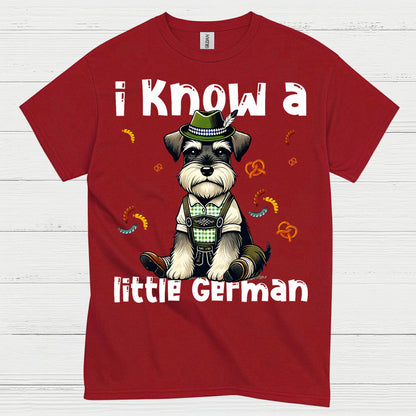 Funny Little German Schnauzer Dog T Shirt