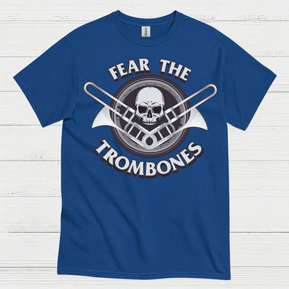 Fear The Trombones Skull T Shirt