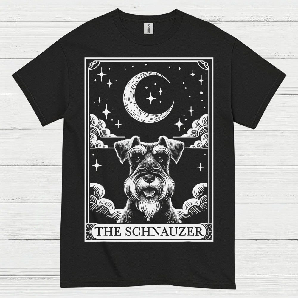 Mystic Schnauzer Moon Art Dog Lover T Shirt