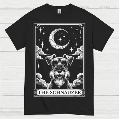 Mystic Schnauzer Moon Art Dog Lover T Shirt