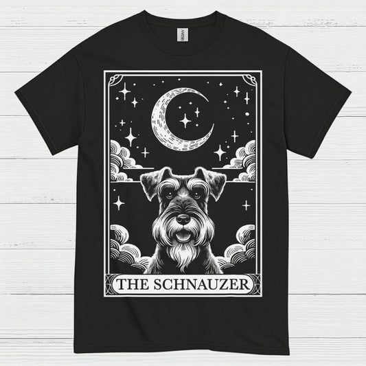 Mystic Schnauzer Moon Art Dog Lover T Shirt
