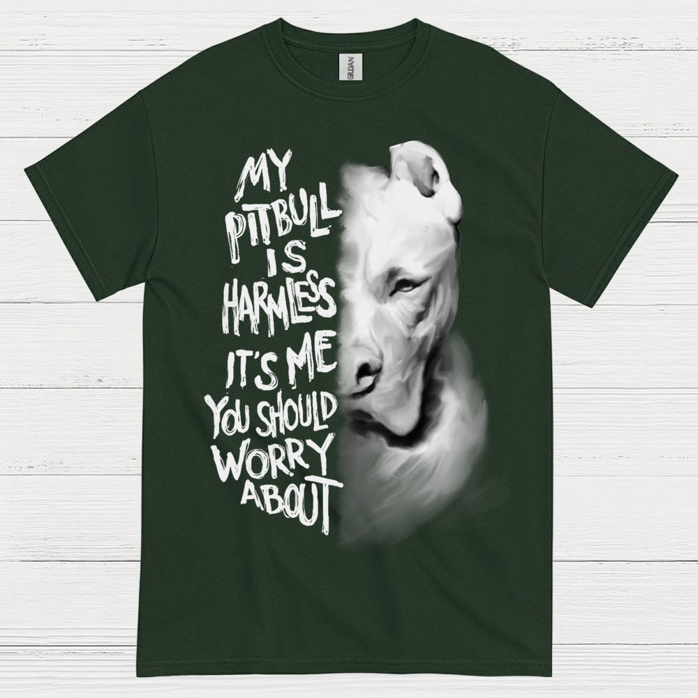 My Pitbull Is Harmless Quote T Shirt
