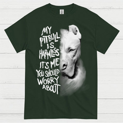 My Pitbull Is Harmless Quote T Shirt