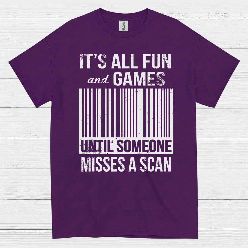 Misses A Scan Postal Worker T Shirt