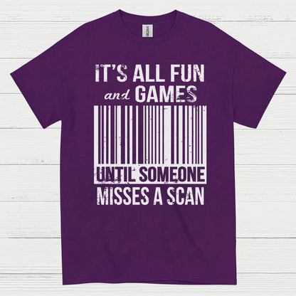 Misses A Scan Postal Worker T Shirt