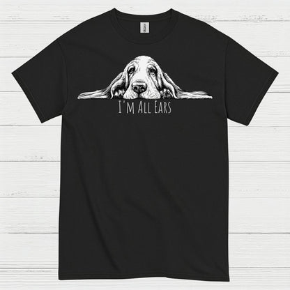 Im All Ears Funny Dog Graphic T Shirt