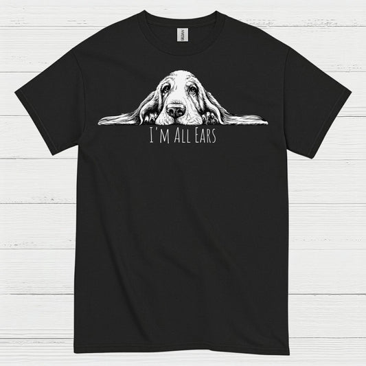 Im All Ears Funny Dog Graphic T Shirt