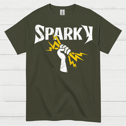 Sparky Electrician Graphic T Shirt