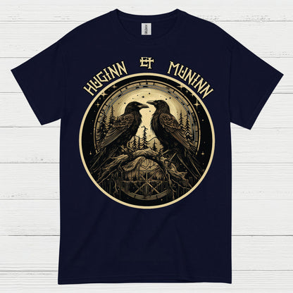 Huginn And Muninn Raven T Shirt