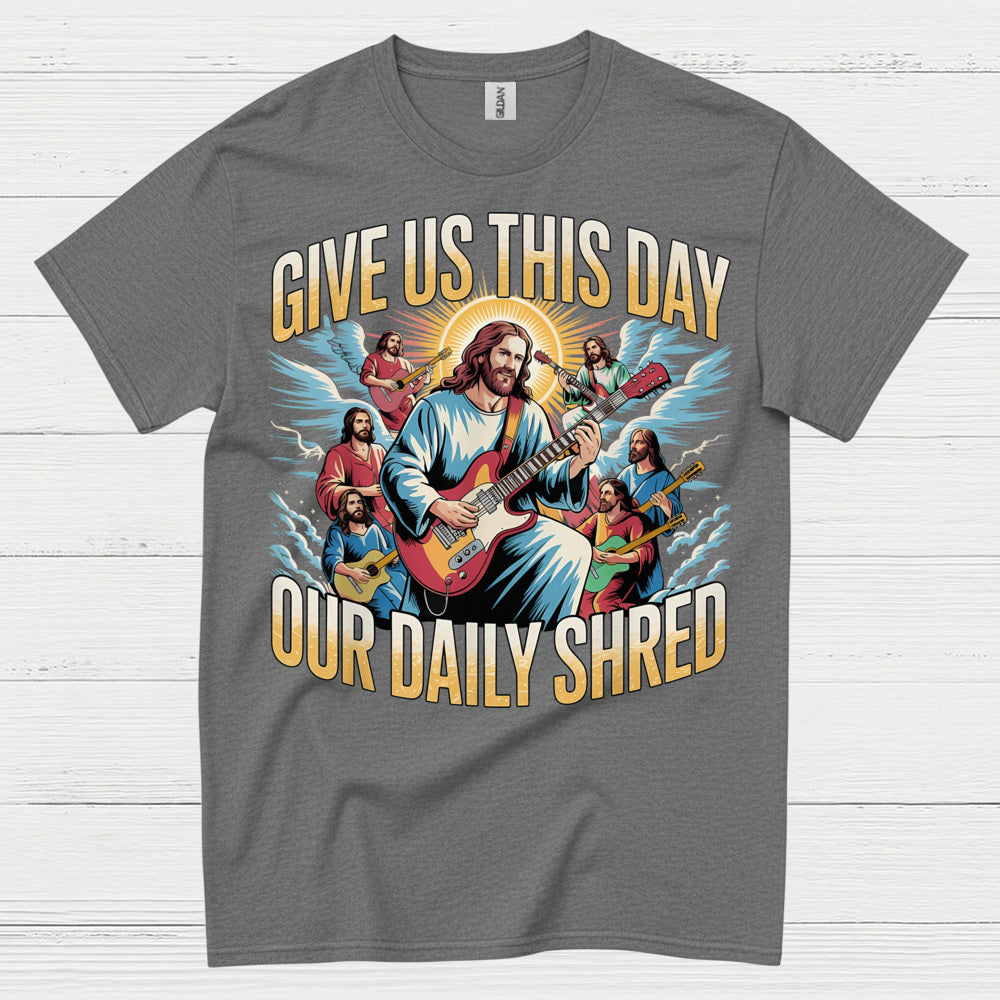 Give Us This Day Jesus Guitar T Shirt