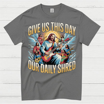 Give Us This Day Jesus Guitar T Shirt