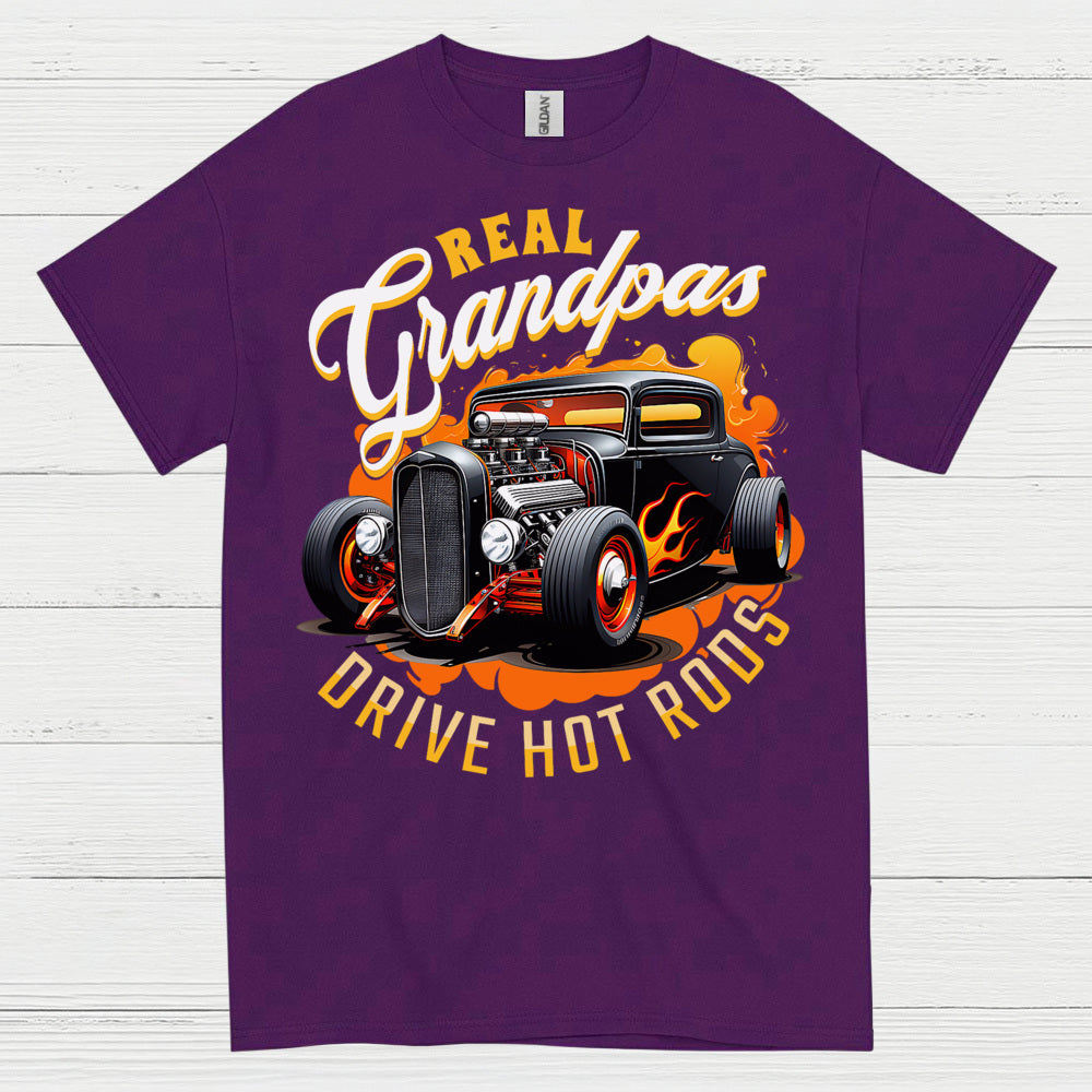 Real Grandpas Drive Hot Rods T Shirt