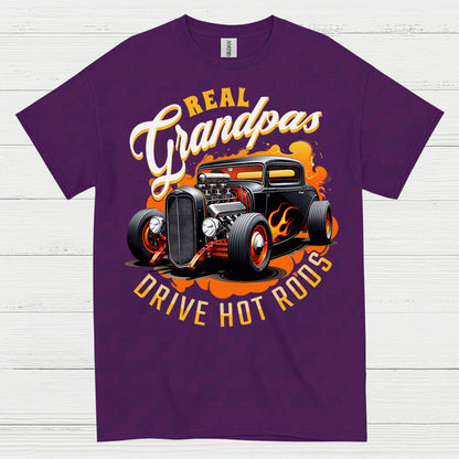 Real Grandpas Drive Hot Rods T Shirt