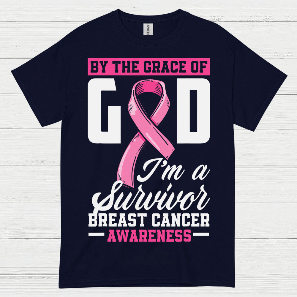 Breast Cancer Survivor Faith Ribbon T Shirt