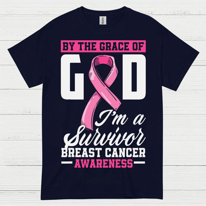 Breast Cancer Survivor Faith Ribbon T Shirt