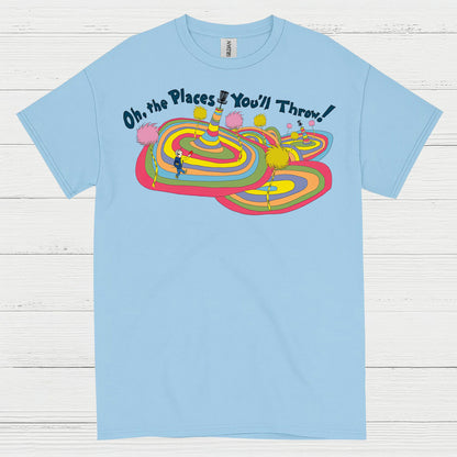 Oh The Places You Will Throw Disc Golf T Shirt