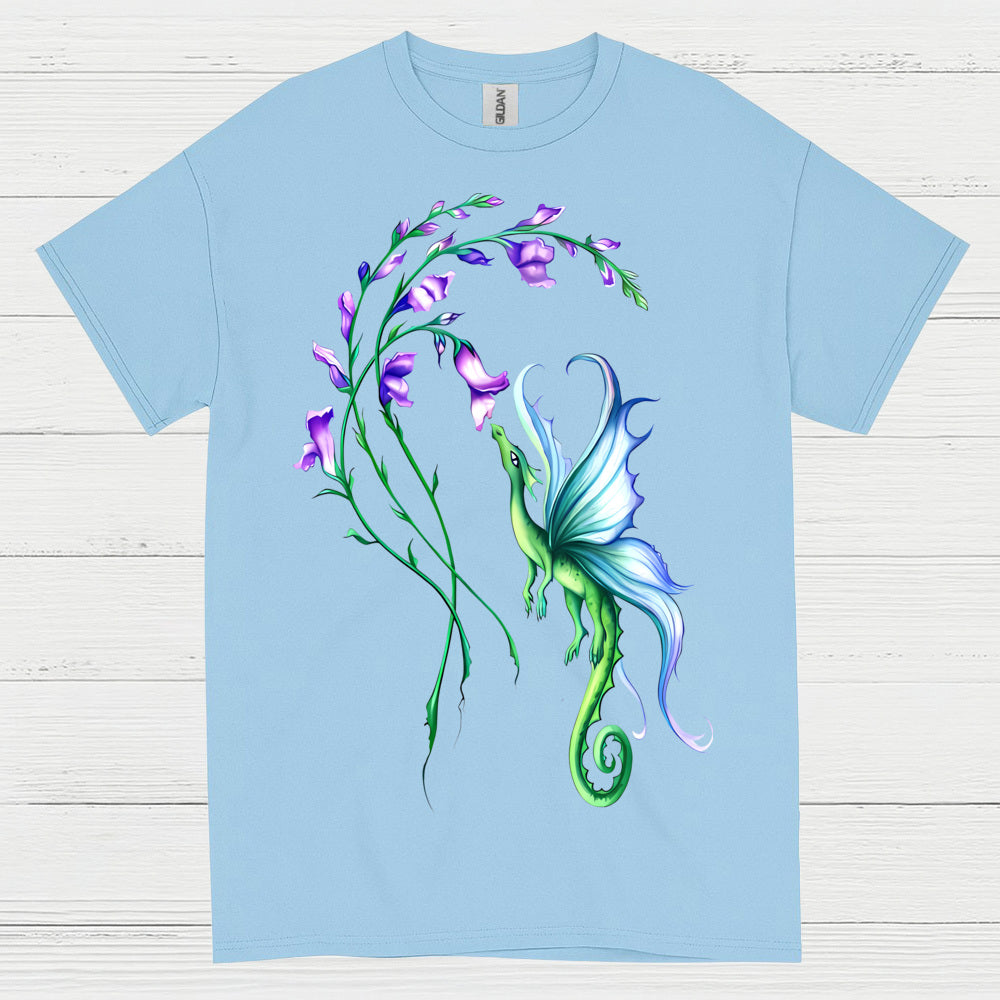 Floral Fairy Dragon T Shirt