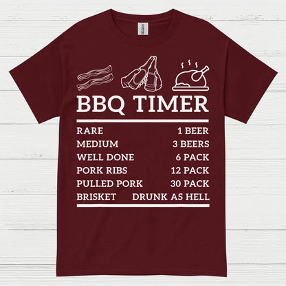 BBQ Timer Grilling T Shirt