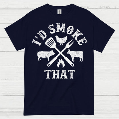Id Smoke That BBQ Grilling T Shirt