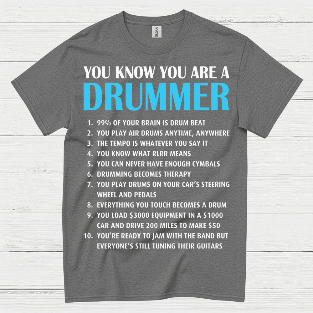 Living The Beat Drummer T Shirt