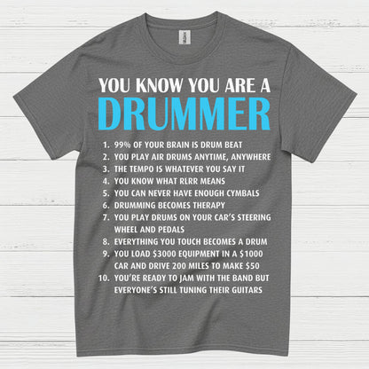 Living The Beat Drummer T Shirt