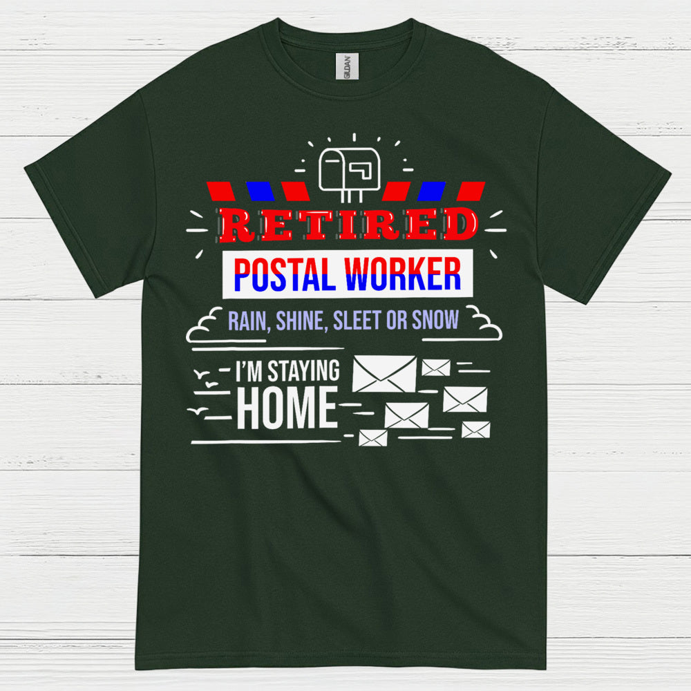 Retired Postal Worker T Shirt