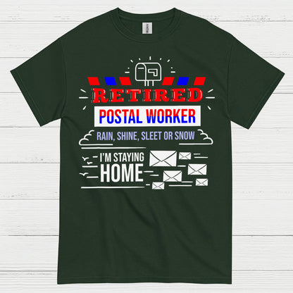 Retired Postal Worker T Shirt
