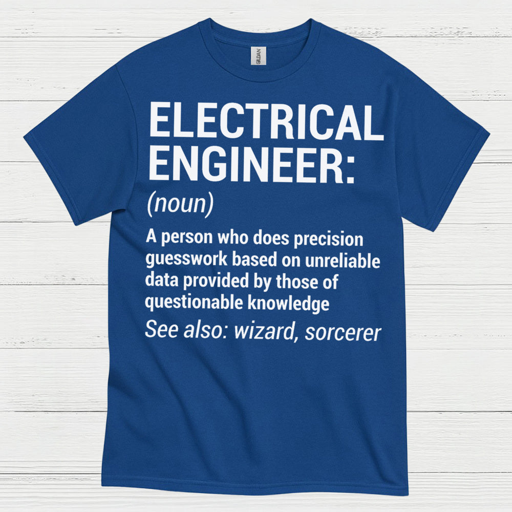 Electrical Wizard Engineer T Shirt