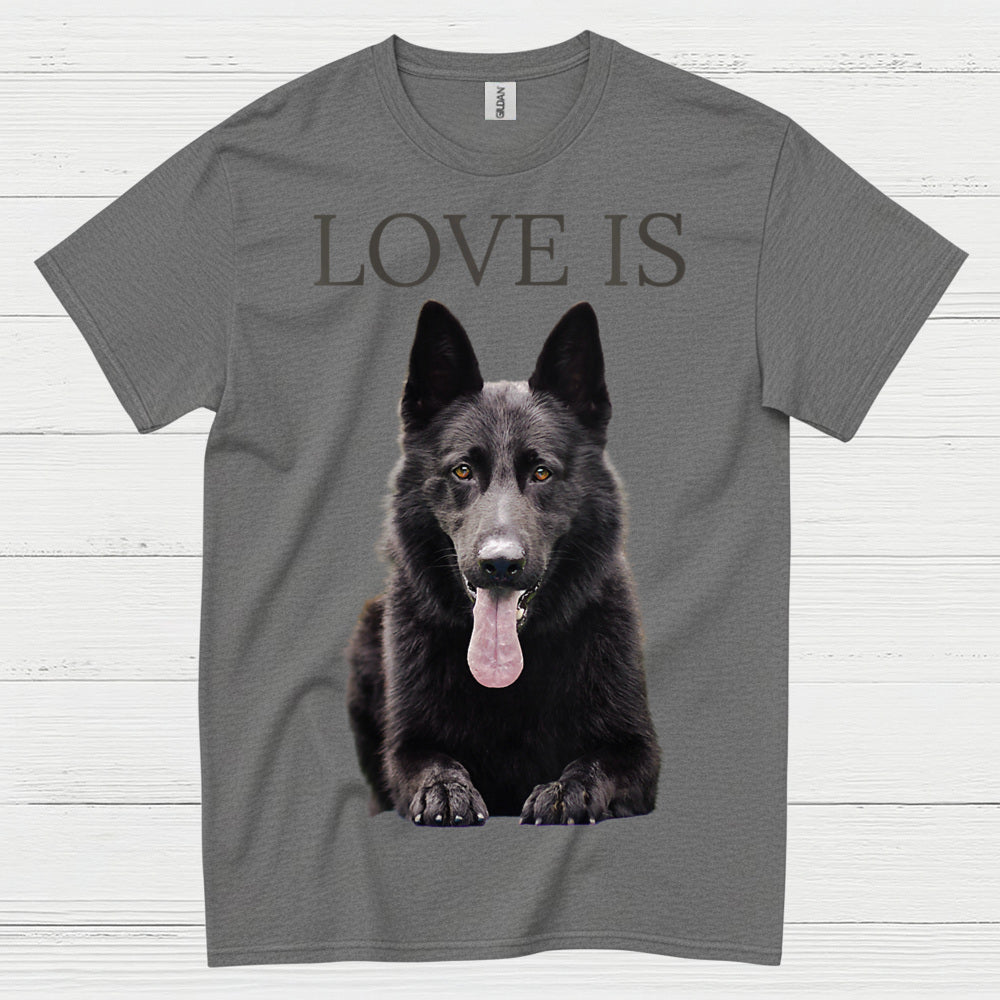 Love Is German Shepherd Dog Lover T Shirt