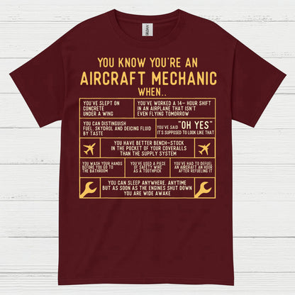 Aircraft Mechanic Humor Quote T Shirt