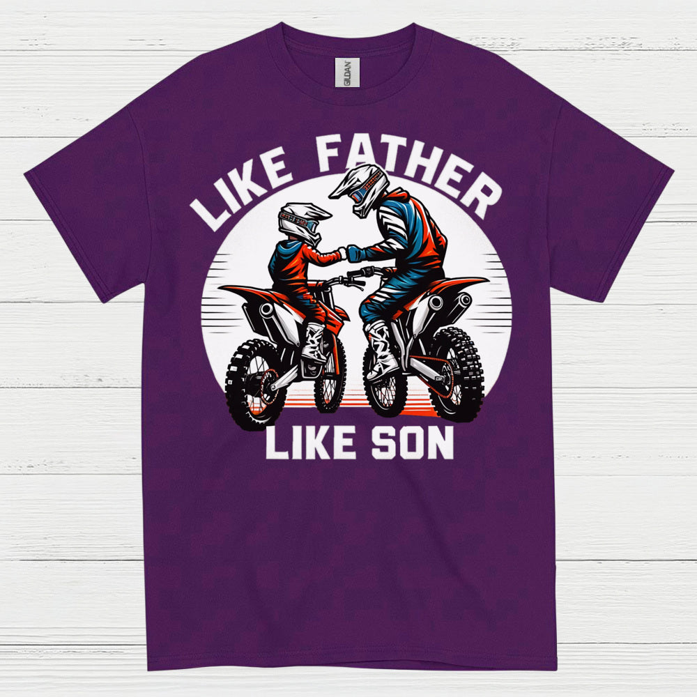 Like Father Like Son Dirt Bike T Shirt
