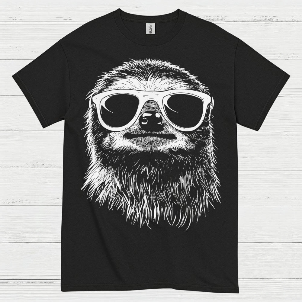 Cool Sunglasses Sloth Graphic T Shirt