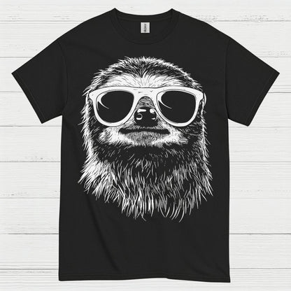 Cool Sunglasses Sloth Graphic T Shirt