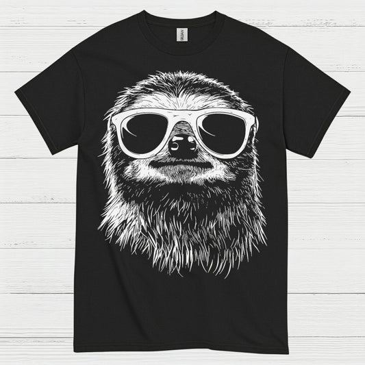 Cool Sunglasses Sloth Graphic T Shirt