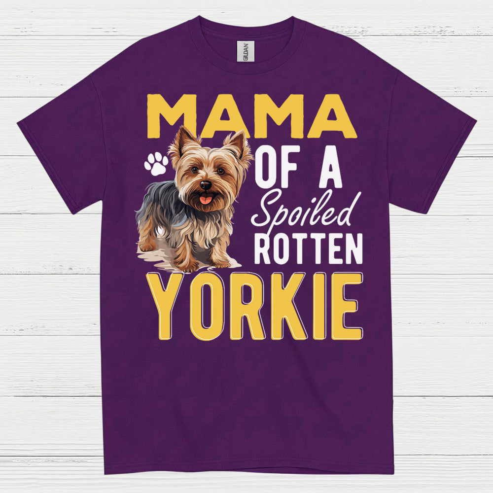 Proud Yorkie Mama Funny Dog Lover T Shirt