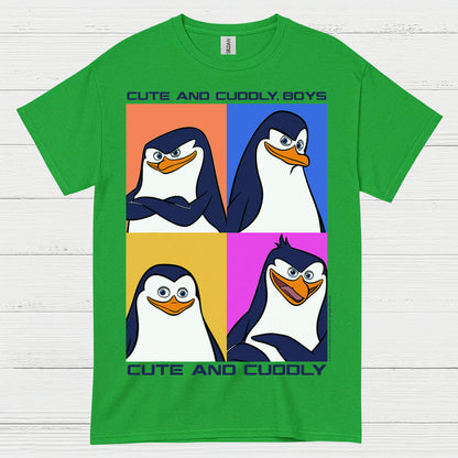 Cute And Cuddly Penguin Graphic T Shirt