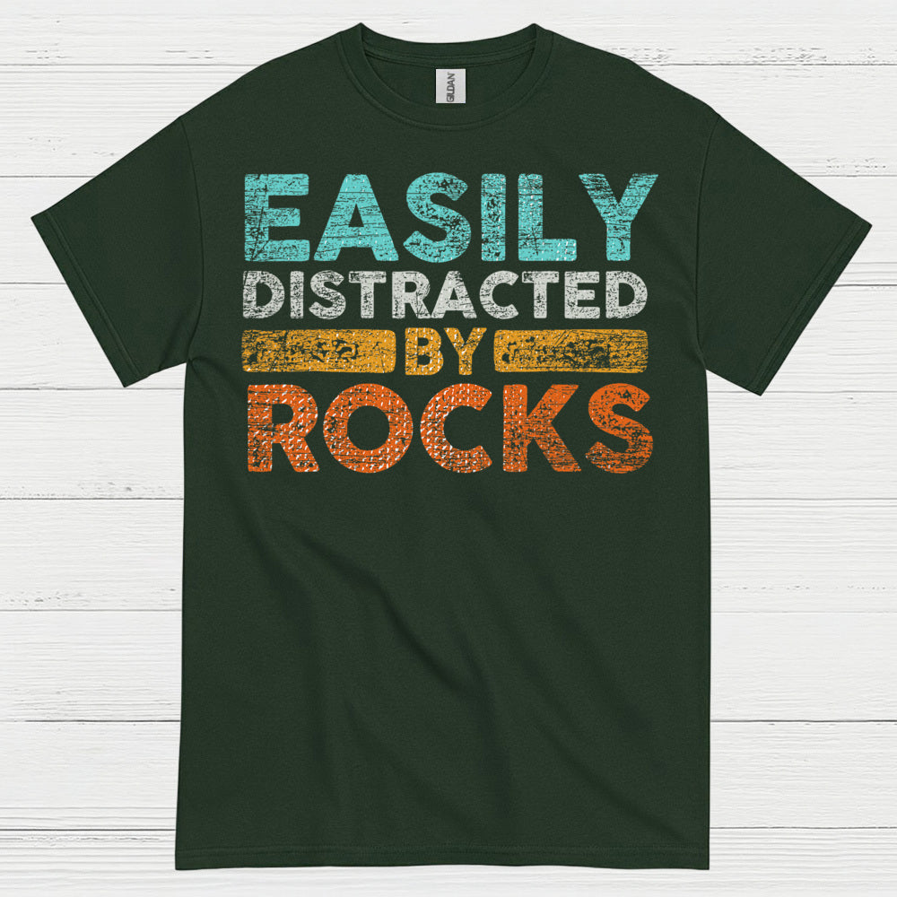 Easily Distracted Rock Lover T Shirt
