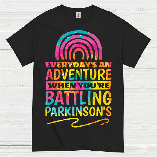 Everyday’s An Adventure Battling Parkinson’s Quote T Shirt