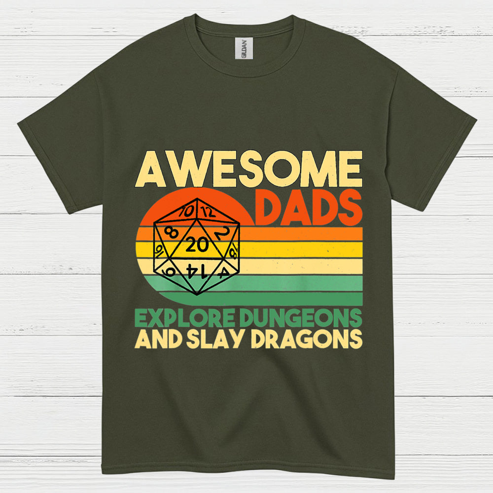 Awesome Dads Dragon T Shirt