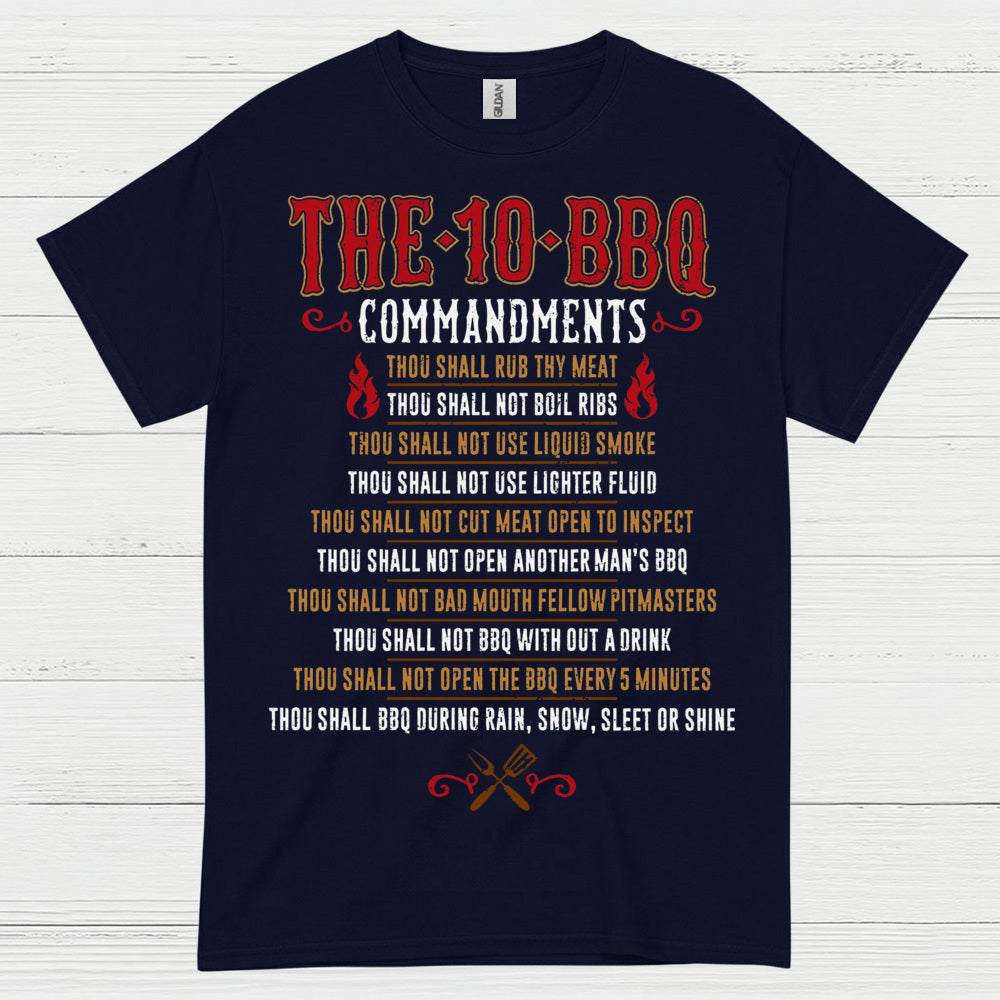 The 10 BBQ Commandments T Shirt